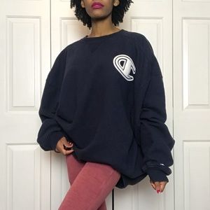 4xl Champion Large Logo Patch Crewneck 